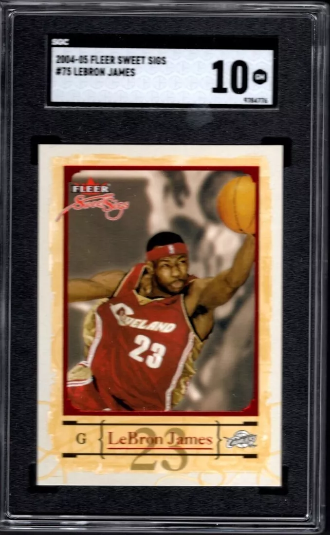 Lebron James trading card