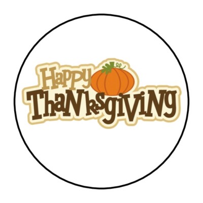 30 Happy Thanksgvng Envelope Seals Labels Stckers 1.5 Round - Etsy 30 Happy Thanksgvng Envelope Seals Labels Stckers 1.5 Round - Etsy