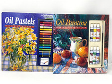 Workstation Oil Paint  Pastel Sets 2 Art Books
