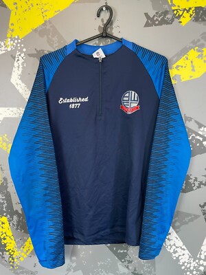 Bolton Jacket Size MEDIUM Soccer Football ig93