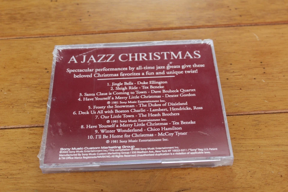 A JAZZ CHRISTMAS - VARIOUS ARTISTS CD [NEW SEALED] Foto 2 de 4