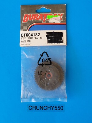 Duratrax Raze RTR Steel Spur Gear 46T DTXC4182 Vintage RC Part