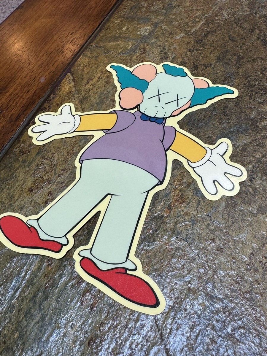 KAWS 2001年 渋谷 PARCO Gallery ステッカー Kaws TOKYO FIRST 03-16-2001 Parco Gallery Kimpsons Sticker Set