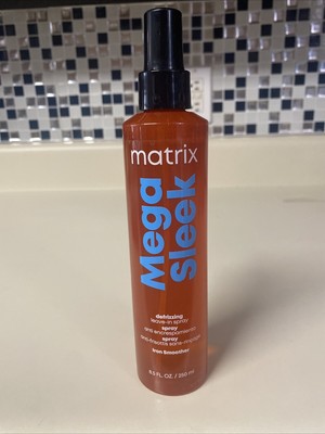 MATRIX Total Results Mega Sleek Iron Smoother Defrizzing Leave in Spray 8.5oz