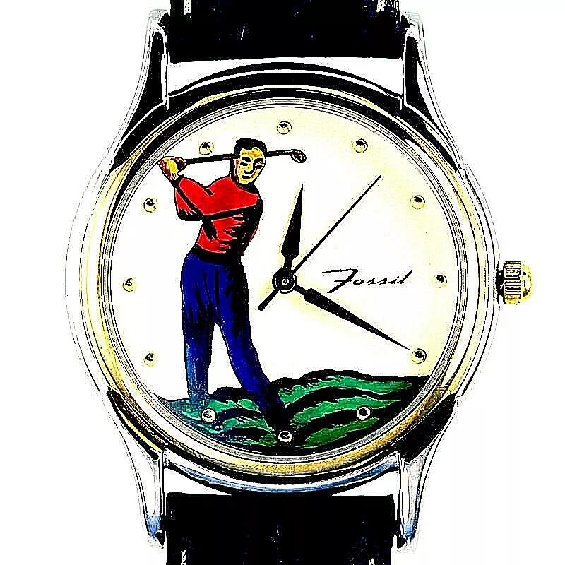 Fossil golf watch store