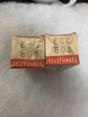 Telefunken ECC808 Sealed One Pair | eBay