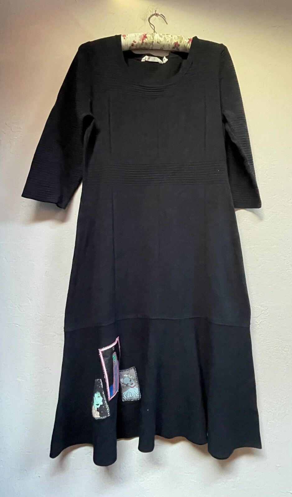 Soft Surroundings Patchwork Raffinato Peplum Swea… - image 1