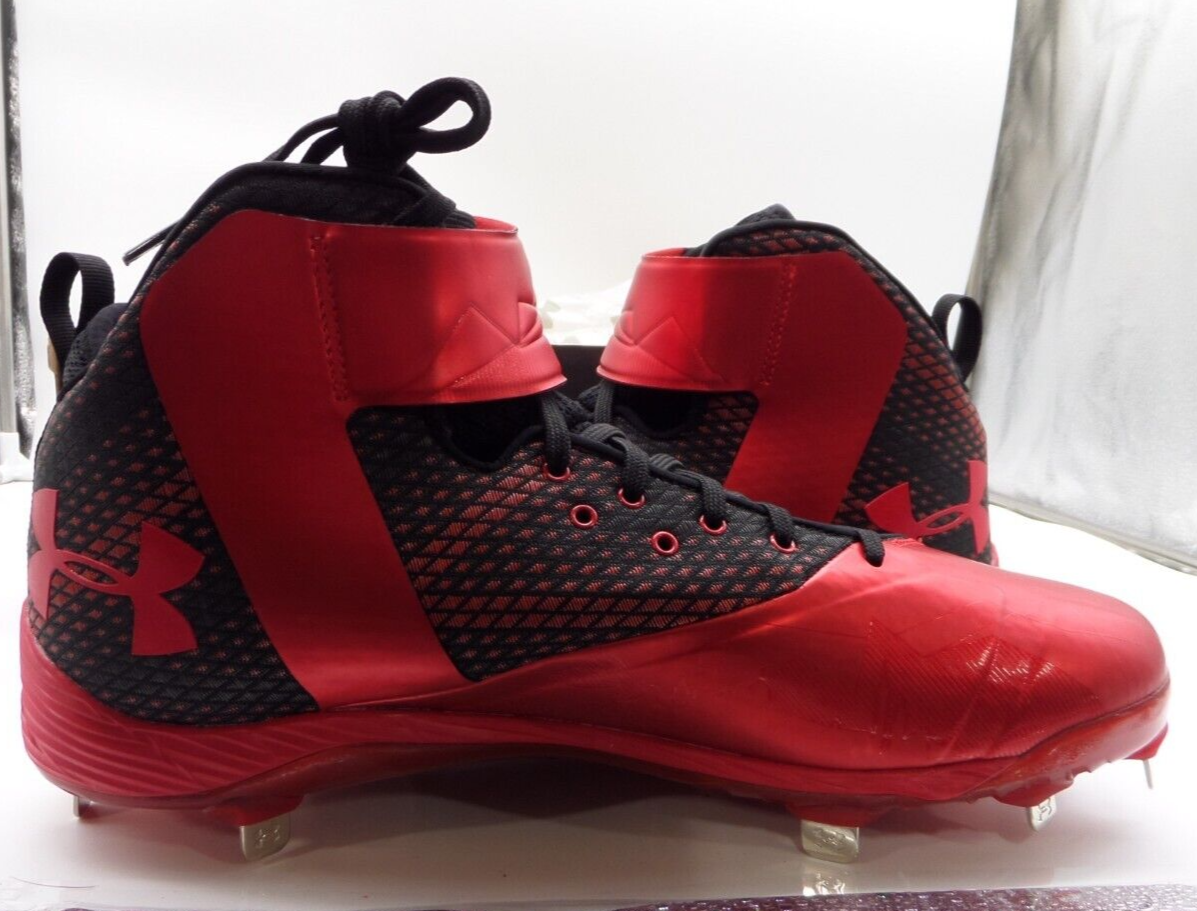 Under Armour Bryce Harper One MID ST Cleats (1278699-016) Red
