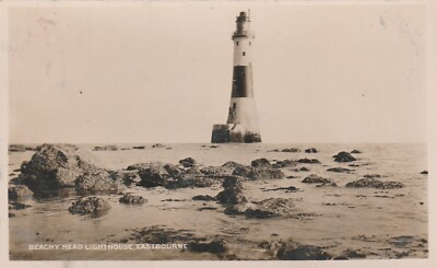 BEACHY HEAD LIGHTHOUSE, EASTBOURNE, Sussex - Vintage POSTKARTE