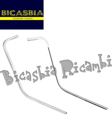 14128 BORDO SCUDO EFFETTO CROMATO IN PVC VESPA COSA 125 150 200
