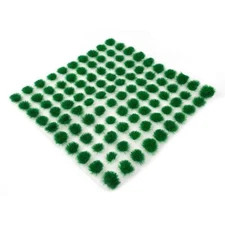 WWS Static Grass Tufts x 100 – Pasture, 4mm – Model Railway Wargame Scenery