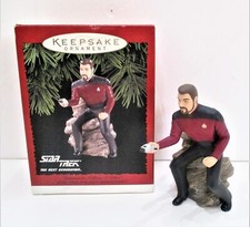 1996 Hallmark Keepsake Ornament STAR TREK The Next Generation William Wil Riker