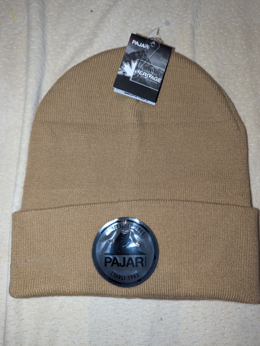 Pajar Canada Bayshore Cuff Beanie Hat - Camel Tan Nwt | eBay display picture 1