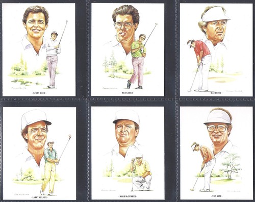 **BULK BUY 10 SETS** IMPERIAL PUBLISHING- AMERICAN GOLFERS (10x L20 CARDS) MINT - Picture 6 of 9