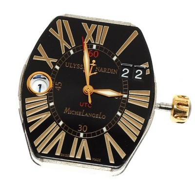 Ulysse Nardin Genuine Movement cal.2892A2 Mens Watch Black Dial Color For Parts