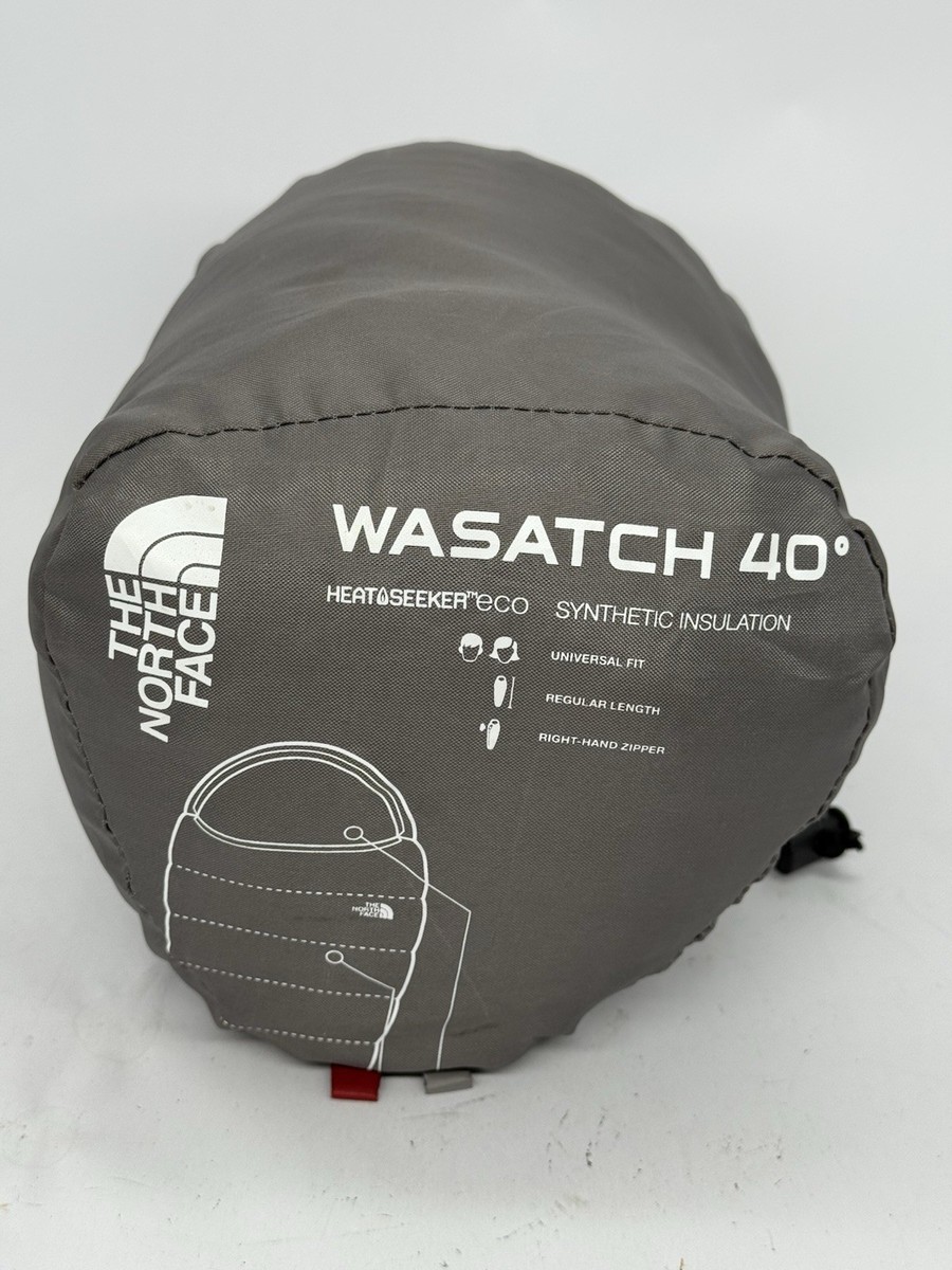 The North Face Wasatch 40 Sleeping Bag Red/grey Regular for