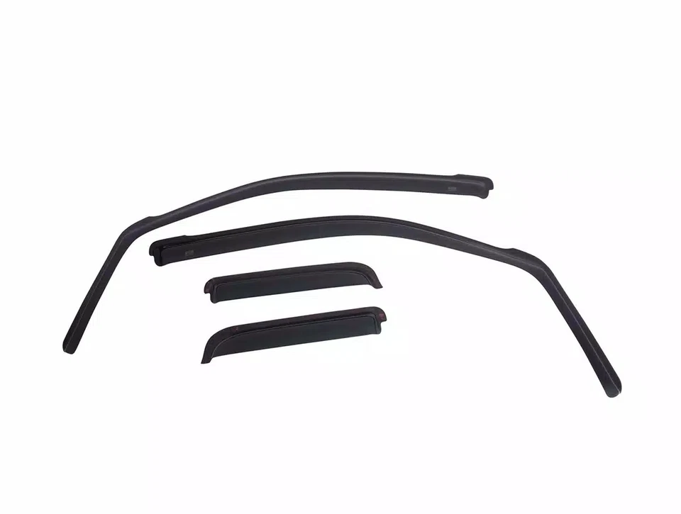 EGR In-Channel Window Deflectors Fits 2007-2018 Jeep Wrangler JK 4-Door Frt/Rear Foto 2 de 4