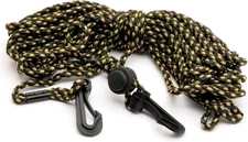 HME Gear & Bow Hoist Rope (25FT) - Reliable Sturdy Adjustable Heavy Duty Tri-Col