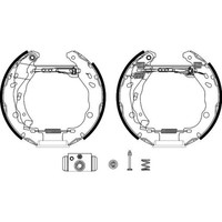 Hella BREMSBACKEN-SATZ 203,2Mm Hinterachse Passend FüR Dacia Logan Sandero