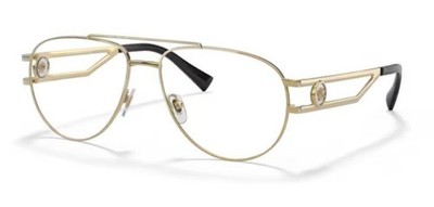 Versace VE 1269 1002 Gold Metal Eyeglasses 57mm