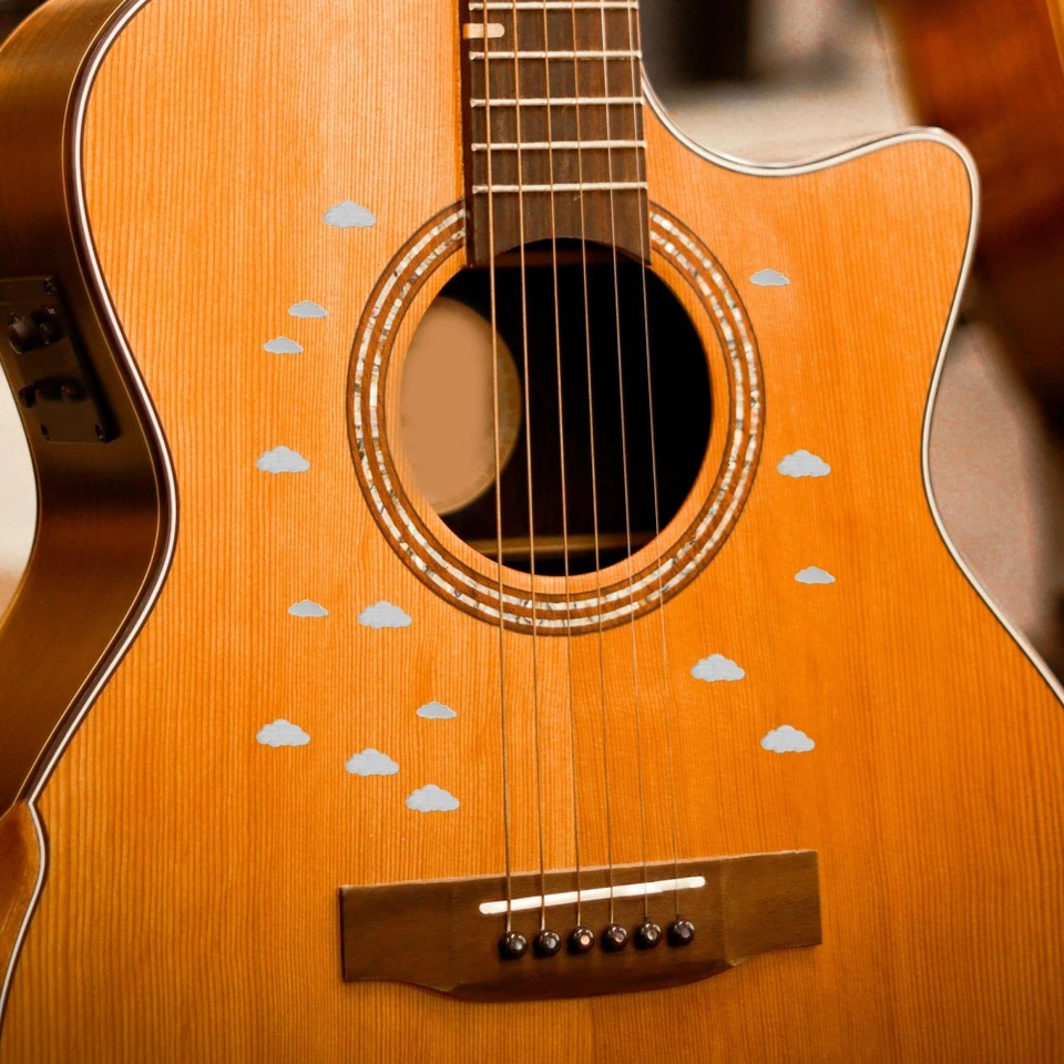 Stickers Pour Guitare Electrique Autocollants Instruments De Musique - Photo 4/4