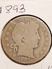 1893-P Barber Half Dollar nice coin take a look now
