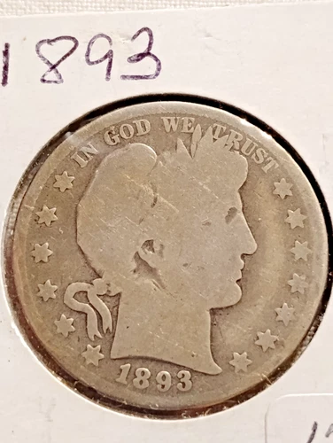 1893-P Barber Half Dollar nice coin take a look now