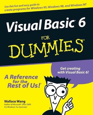 Visual Basic 6 für Dummies von Wallace Wang (Englisch) Taschenbuch