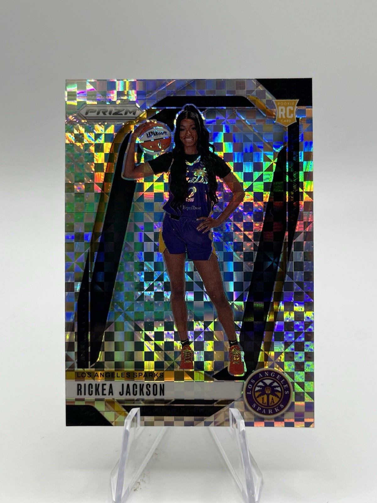 2024 Panini Prizm WNBA Rickea Jackson #144 Checkerboard Prizm (RC) Variation