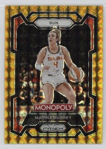 2024 Panini Prizm Monopoly WNBA Gold Prizm 30/49 Marina Mabrey #29