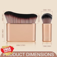 KINGMAS Self Tanner Kabuki Brush, Vegan Body Face Blending Applicator