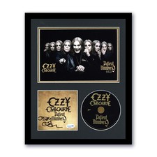 Ozzy Osbourne "Patient Number 9" AUTOGRAPH Signed Framed 11x14 CD Display ACOA