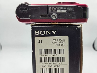 N.MINT] SONY Cyber-shot DSC-HX7V Red Compact Digital Camera From