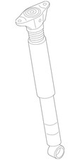 Genuine Mazda Suspension Shock Absorber Gjr9-28-910p