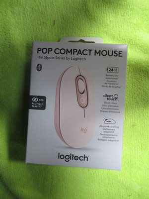 Logitech POP Compact Mouse Rose BRAND NEW FREE SHIPPING