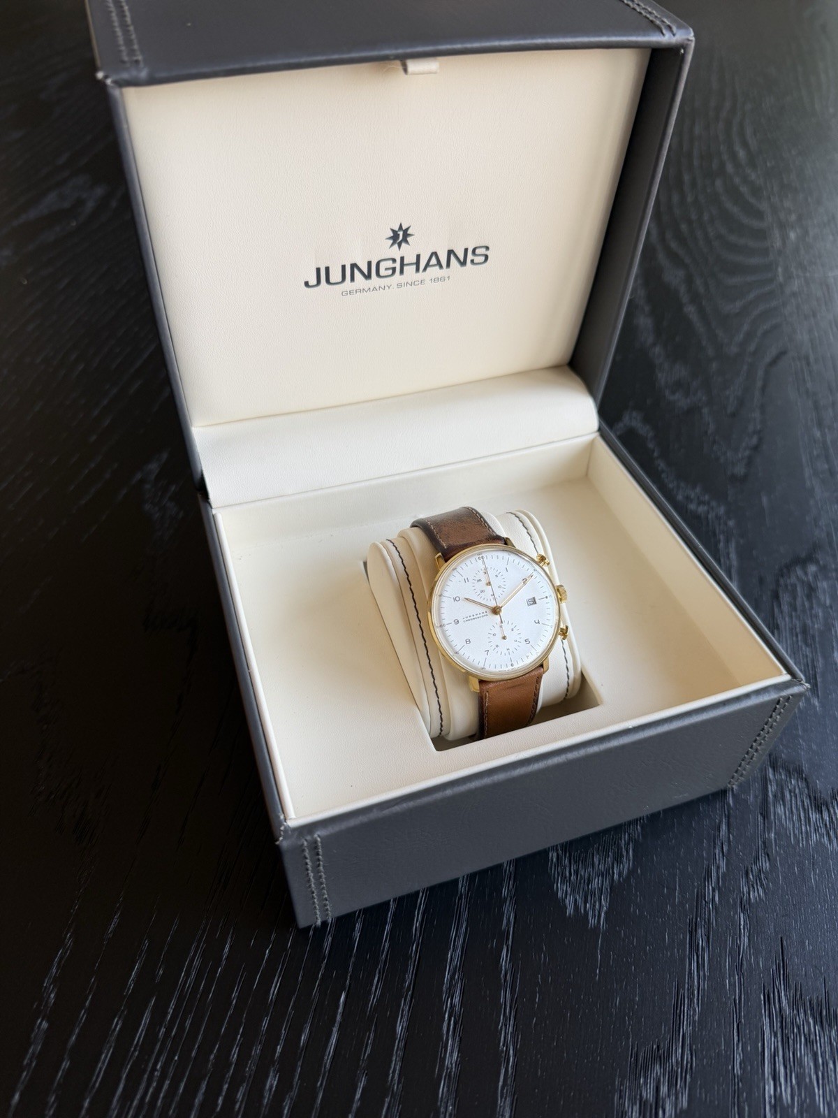 Junghans Automatic Chronograph – Full Set Box & P… - image 11
