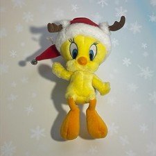 Tweety Bird Hallmark Looney Tunes Christmas Plush Santa's Wittle Helper NWT