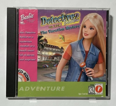 Barbie Detective The Vacation Mystery PC CD-ROM Computer Video Game 1998  CIB