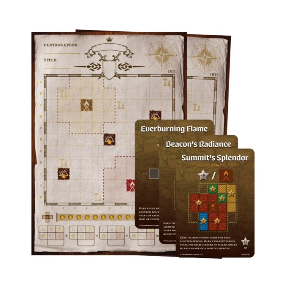 Thunderwor Board Game  Map Pack 5 - Kethra's Steppe, Redtooth & Go Bag SW (New) - Image 2 of 2
