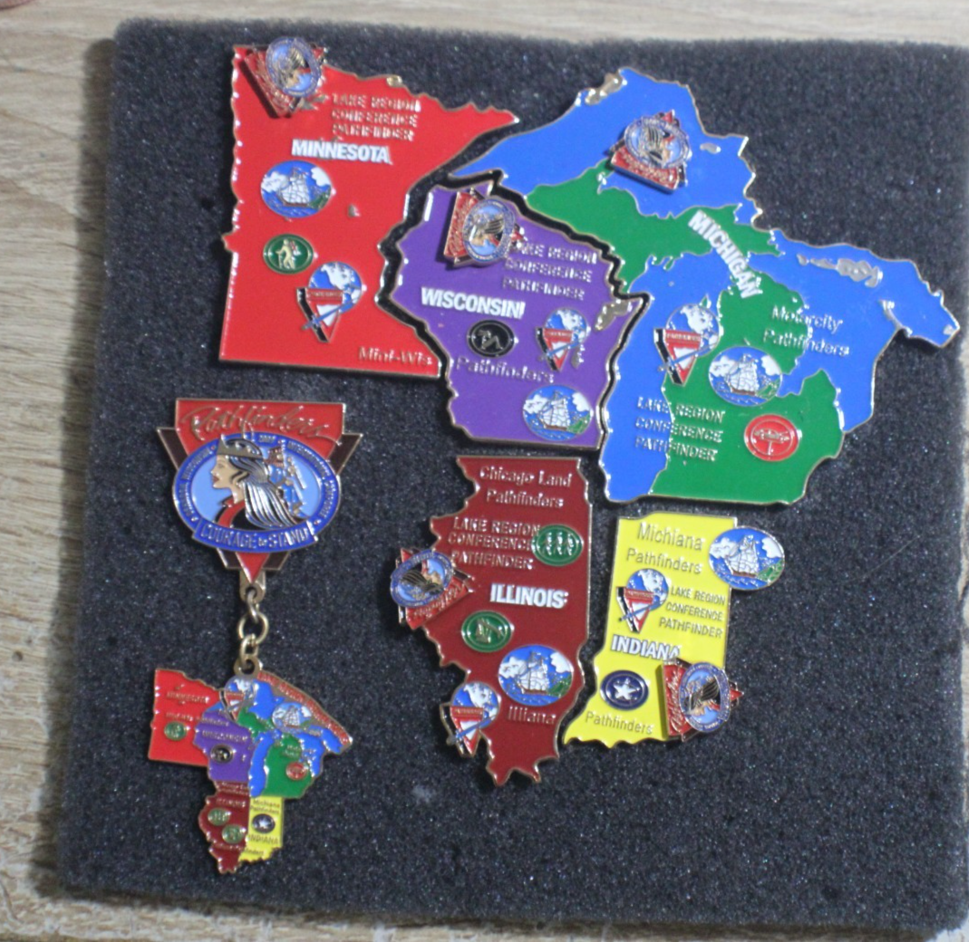 Very Rare 2009 Pathfinder International Camporee States Puzzle