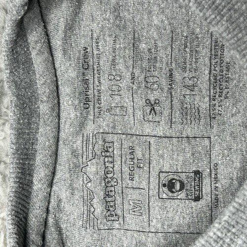 Patagonia Herren Medium grau Medium Fitz Roy Bear Uprisal Crew Sweatshirt - Bild 8 von 17
