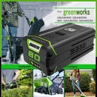 Battery FOR Greenworks 80V Lithium Ion 5.0Ah Rechargeable Li-ion BAB727 GBA80200