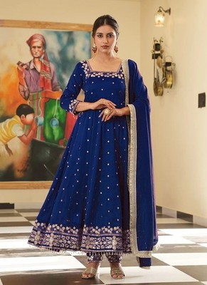 Handmade Pakistanischer Anarkali Anzug Ready To Wear Abendkleid Salwar Kameez