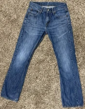 Levis 527 Low Boot Cut Denim Jeans Adult Size 29 x 32