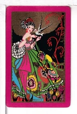Single Vintage Playing Card U.S. Narrow Named "Romance" RO-1-1 A