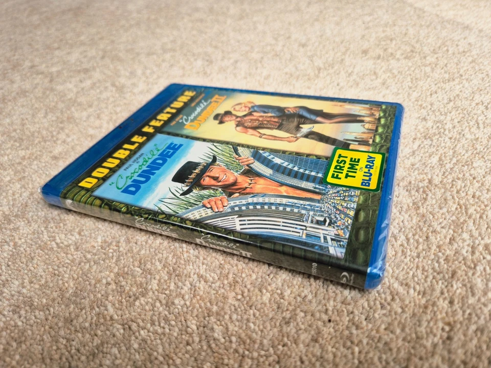 CROCODILE DUNDEE 1 & 2 (1986/88) Paul Hogan, Linda Kozlowski. US Blu-ray *NEW* - Image 3 of 3