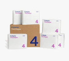 Coterie Ultra-Soft Diapers, 6-Pack-Size: 04 (20-32lbs)