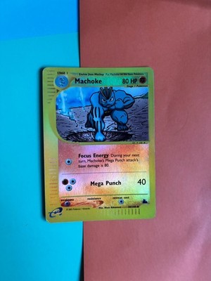 Pokémon TCG Machoke #38 Skyridge Reverse Holo Vintage Mint Condition Englisch