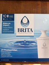 10 Lot Brita Standard Water Pitcher Replacement Filters All Sealed in box