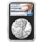 2024-W Proof $1 American Silver Eagle NGC PF69UC ER Trump Label Retro Core